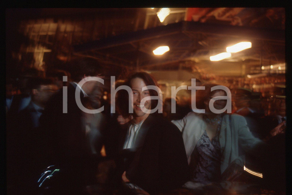 35mm vintage slide* 1993 FESTIVAL DI CANNES Keanu REEVES Ritratto dell'attore *3