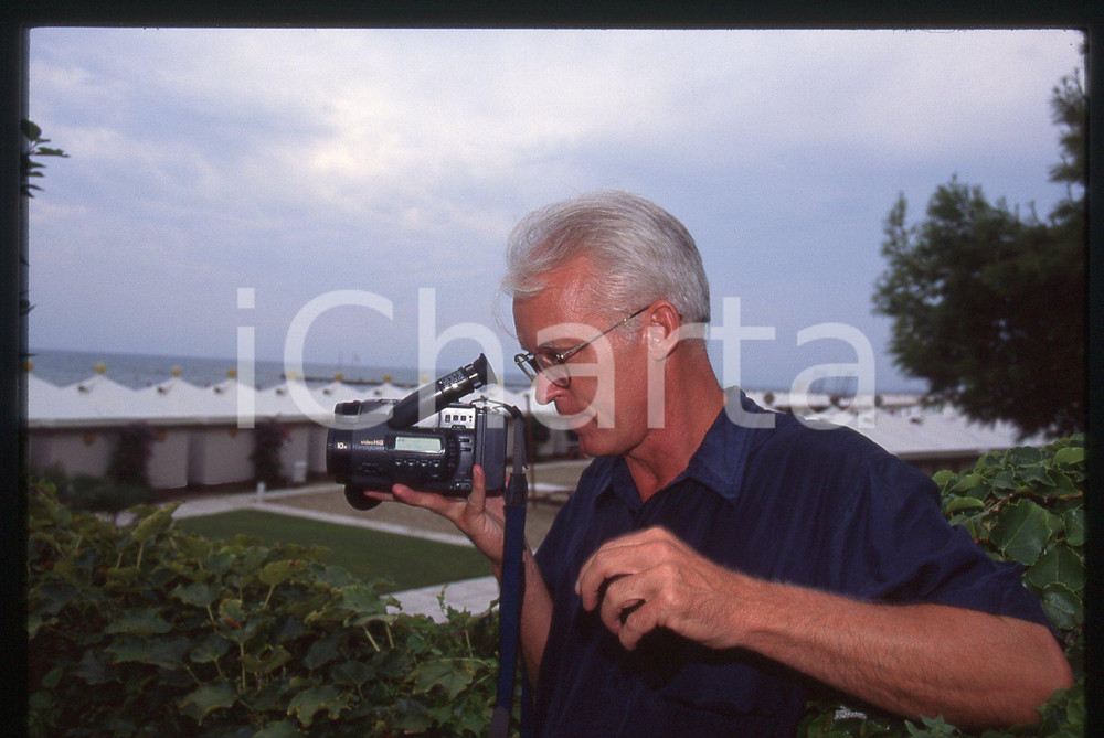 35mm vintage slide* 1994 LIDO DI VENEZIA Jon JOST con SONY HANDYCAM - Ritratto 3