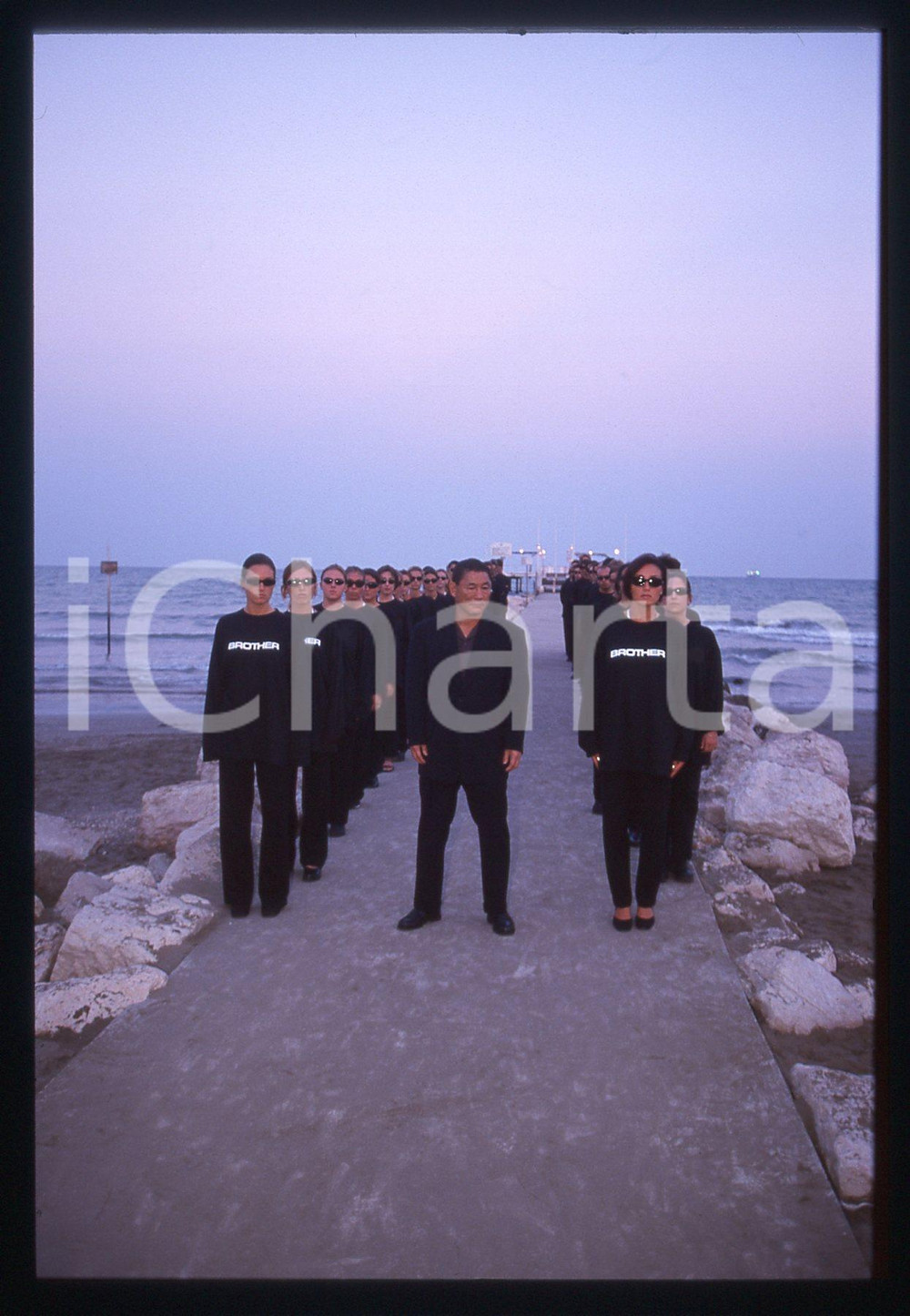 35mm vintage slide* 2000 LIDO DI VENEZIA Takeshi KITANO presenta film BROTHER 14