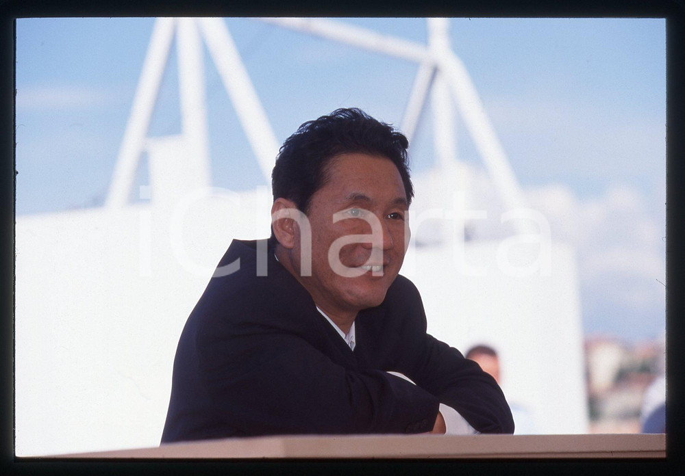 35mm vintage slide* 1999 FESTIVAL DI CANNES Takeshi KITANO Ritratto regista (9)