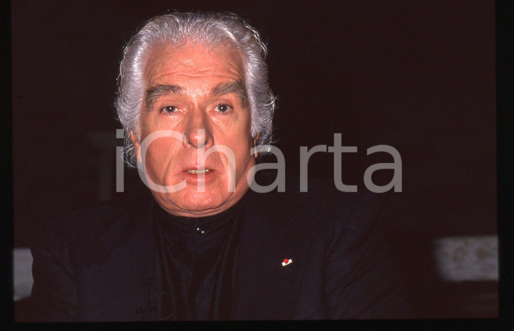 35mm vintage slide* 1990 ca MILANO Giorgio STREHLER Ritratto regista teatrale *3