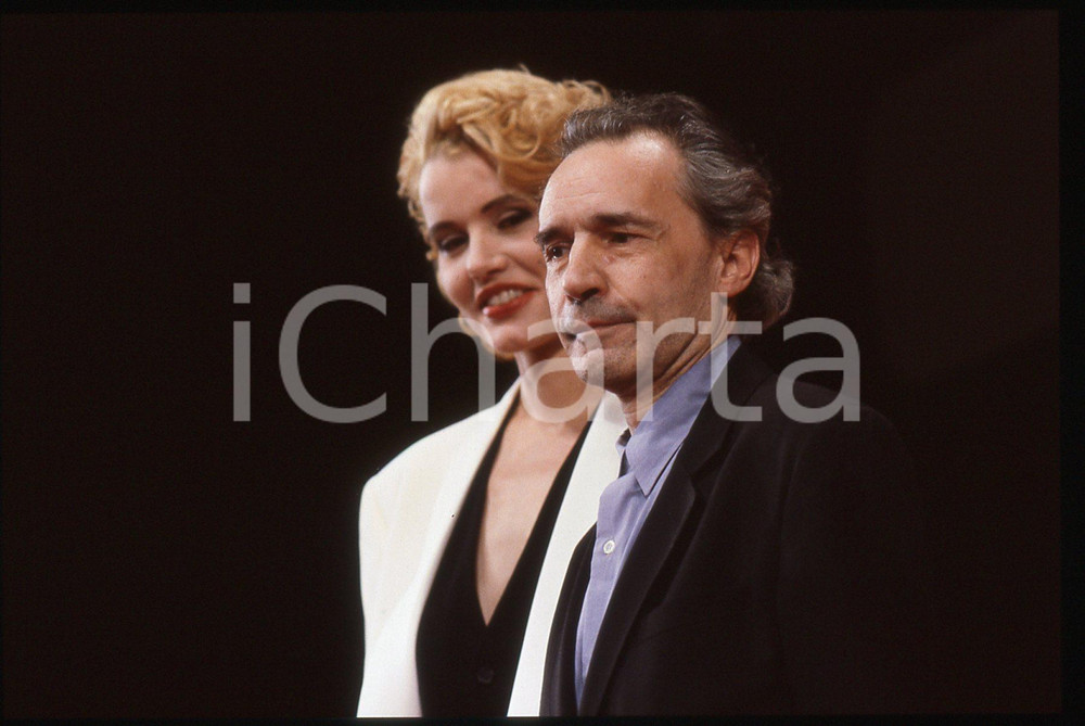 35mm vintage slide* 1991 FESTIVAL DI CANNES Jacques RIVETTE Geena DAVIS (7)