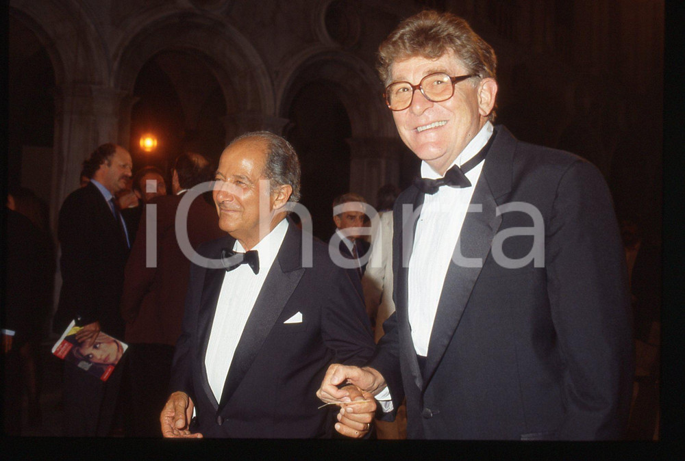 35mm vintage slide* 1995 ca CINEMA Ermanno OLMI Gillo PONTECORVO - Ritratto (2)