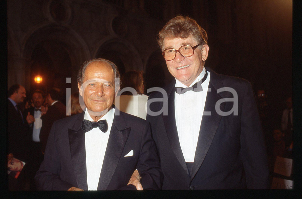 35mm vintage slide* 1995 ca CINEMA Ermanno OLMI Gillo PONTECORVO - Ritratto (3)