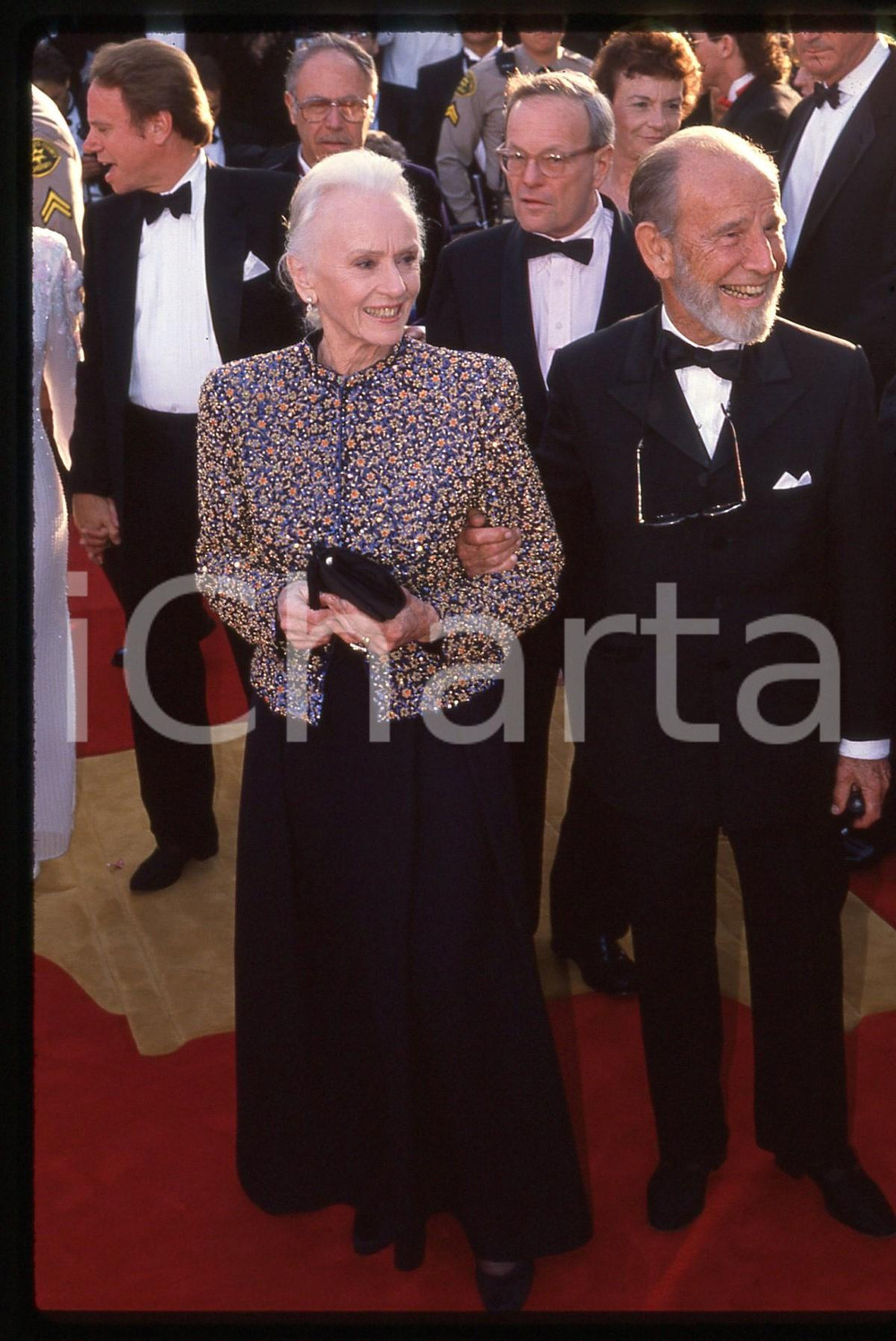 35mm vintage slide* 1990 ACADEMY AWARDS Jessica TANDY Hume CRONYN Ritratto (2)