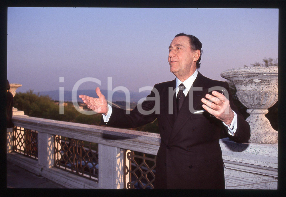 35mm vintage slide* 1995 ca ROMA Alberto SORDI - Ritratto dell'attore (2)