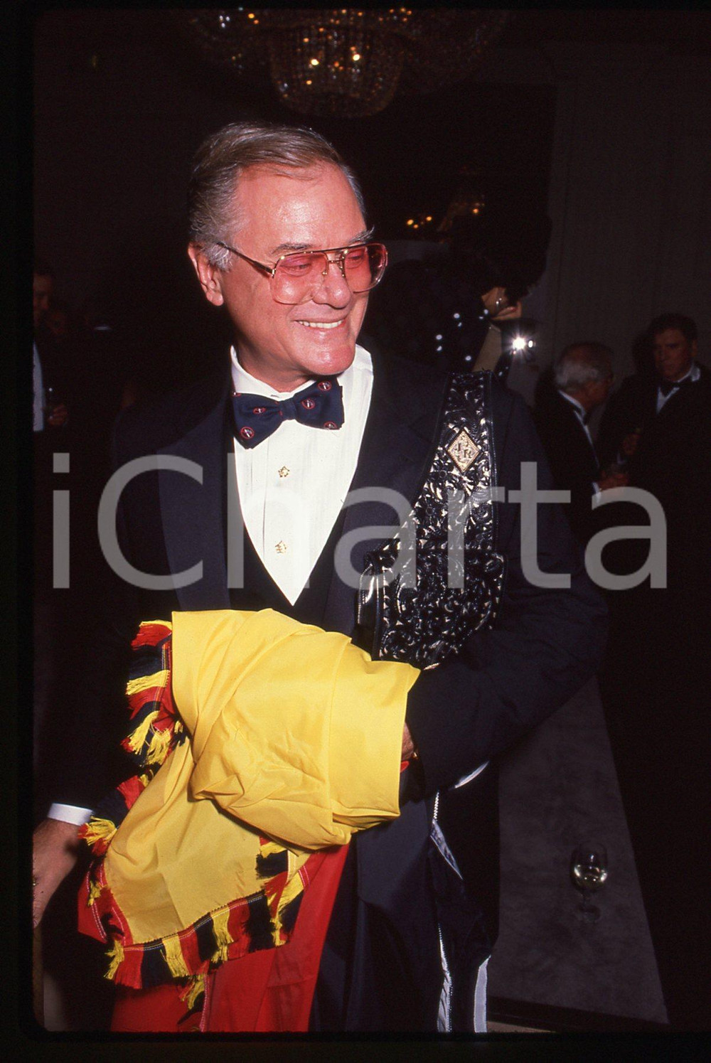 35mm vintage slide* 1989 BEVERLY HILLS Larry HAGMAN - Tributo a Robert WISE *4