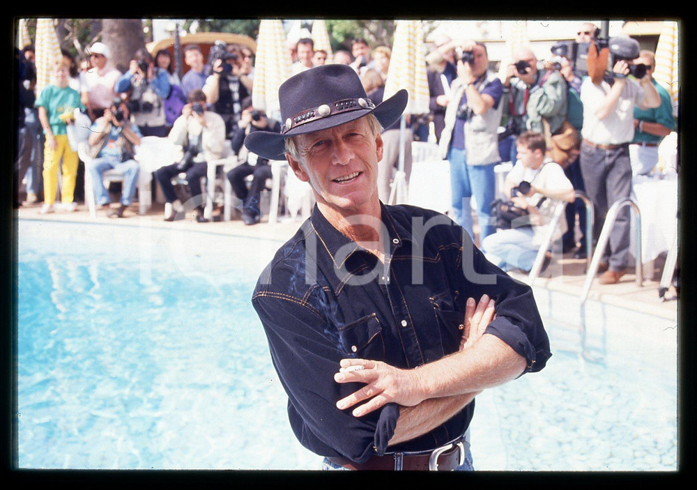 35mm vintage slide* 1994 FESTIVAL DI CANNES Paul HOGAN - Photocall (6)