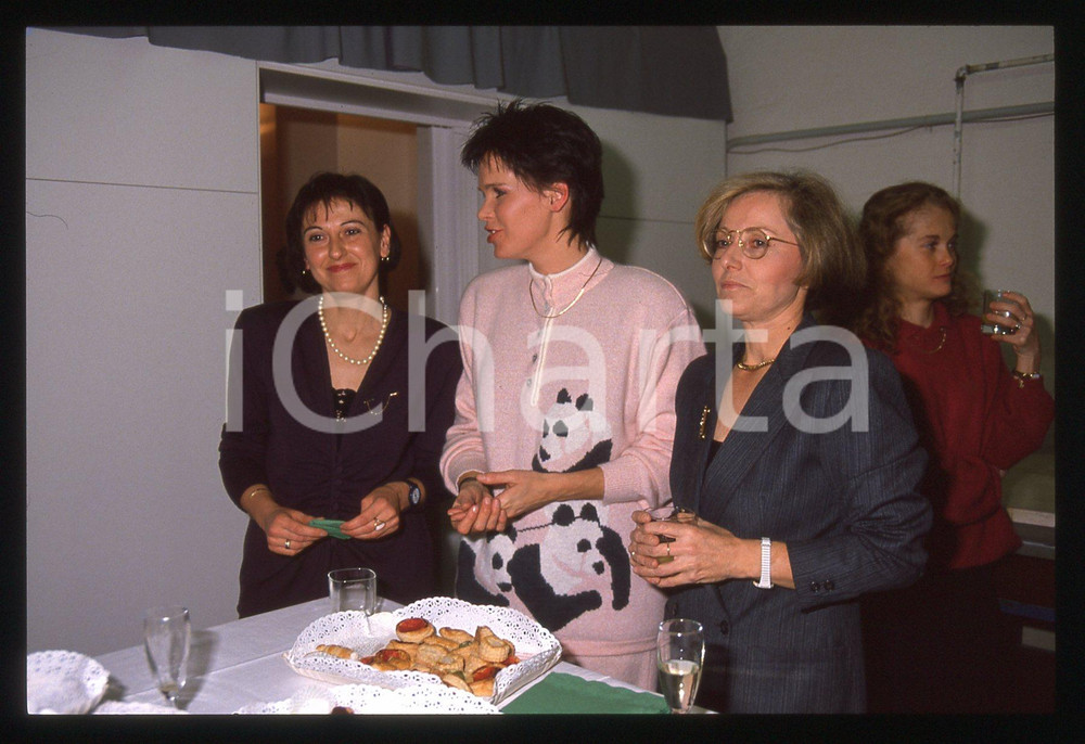 35mm vintage slide* 1988 BERGAMO Terry BROOME Vincenza FIORONI Giulia BORELLI *7