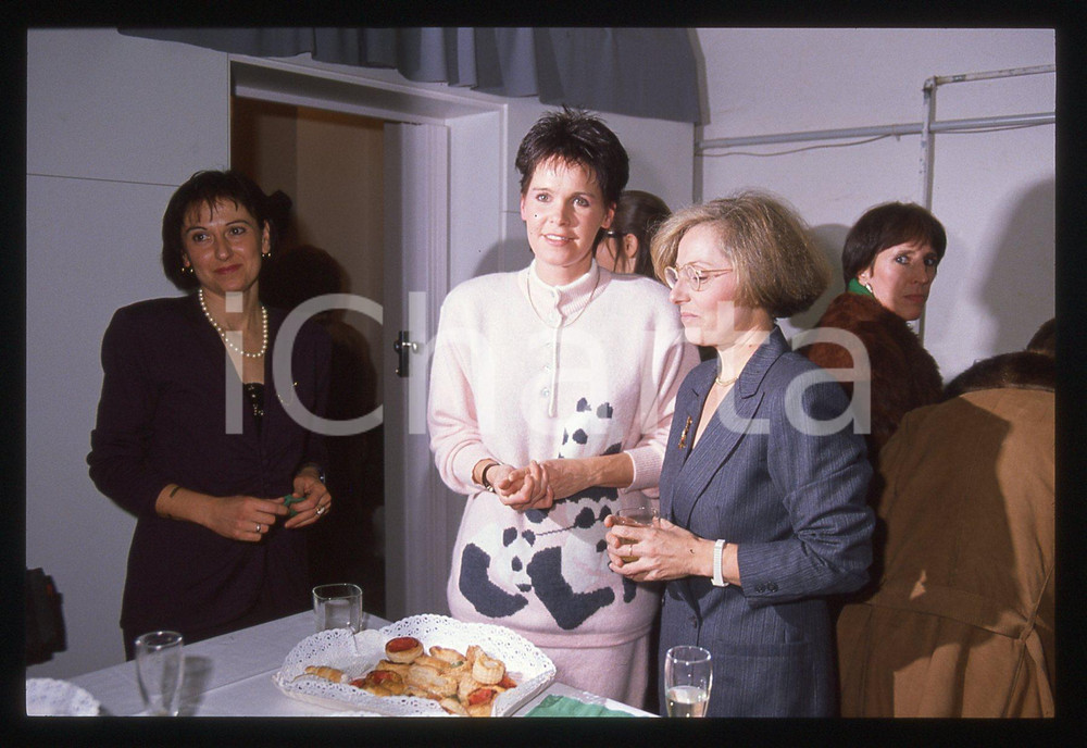 35mm vintage slide* 1988 BERGAMO Terry BROOME Vincenza FIORONI Giulia BORELLI *2