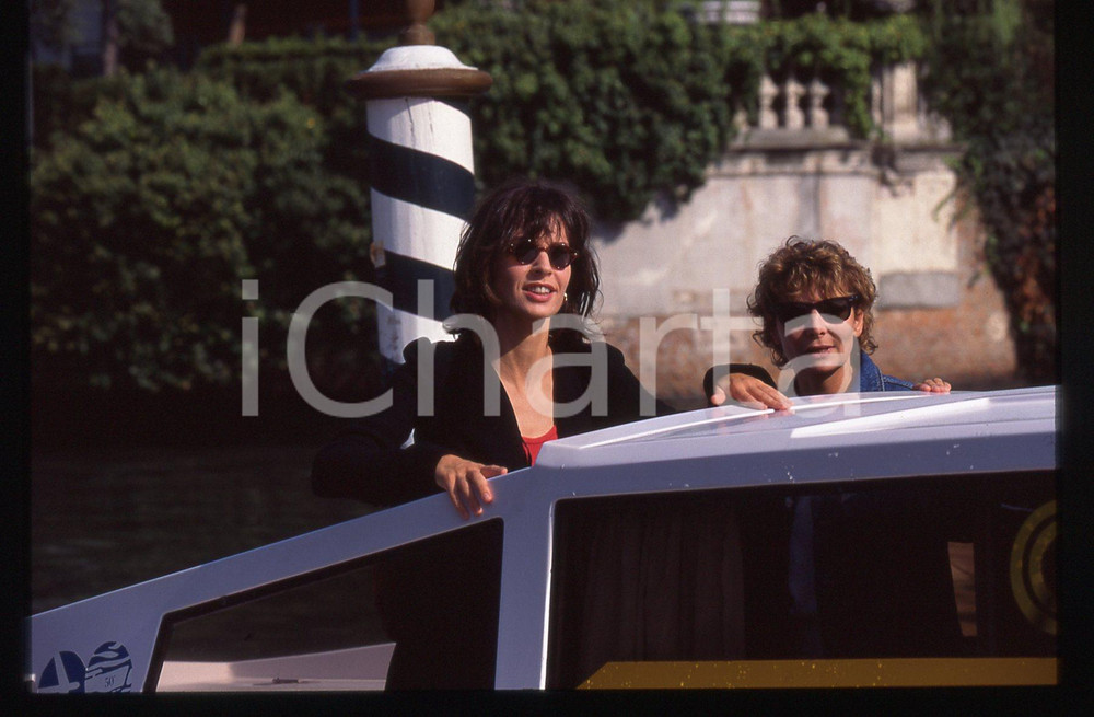 35mm vintage slide* 1994 LIDO DI VENEZIA Anne PARILLAUD Diane KURYS Ritratto (5)