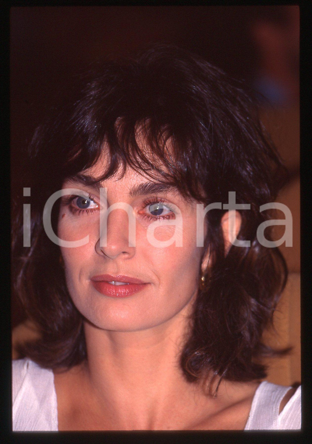 35mm vintage slide* 1994 MOSTRA DI VENEZIA Anne PARILLAUD - Ritratto attrice (2)