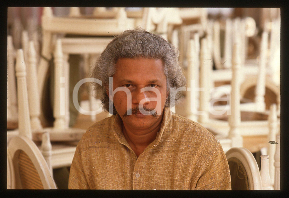 35mm vintage slide* 1990 VENEZIA Adoor GOPALAKRISHNAN - Ritratto del regista (7)
