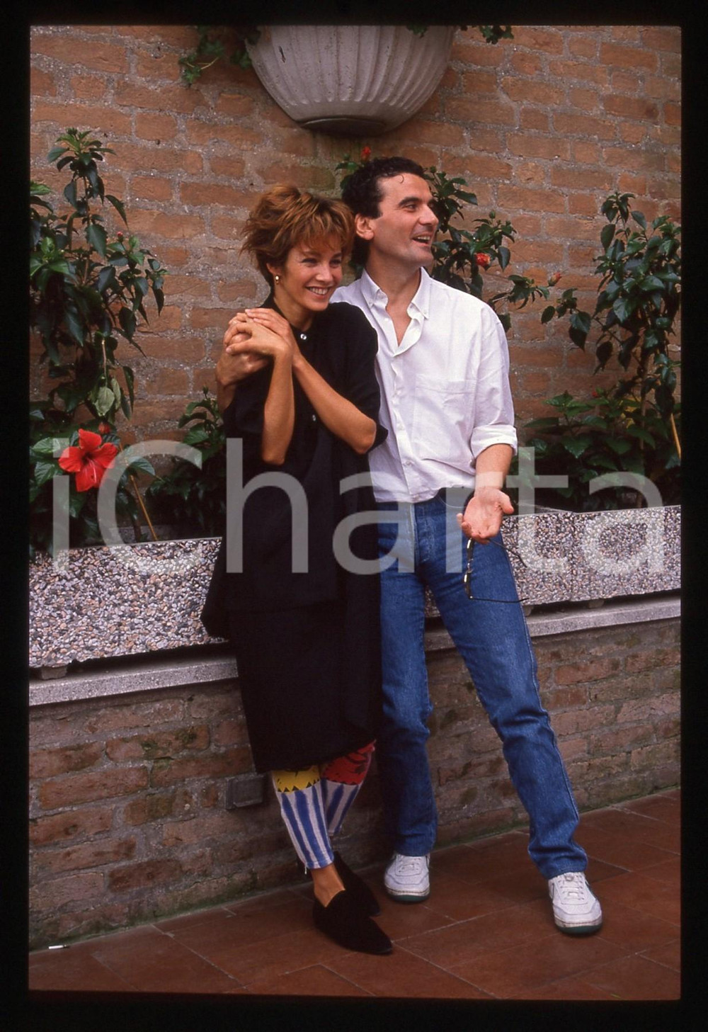 35mm vintage slide* 1989 VENEZIA Massimo TROISI Anne PARILLAUD - Ritratto (8)