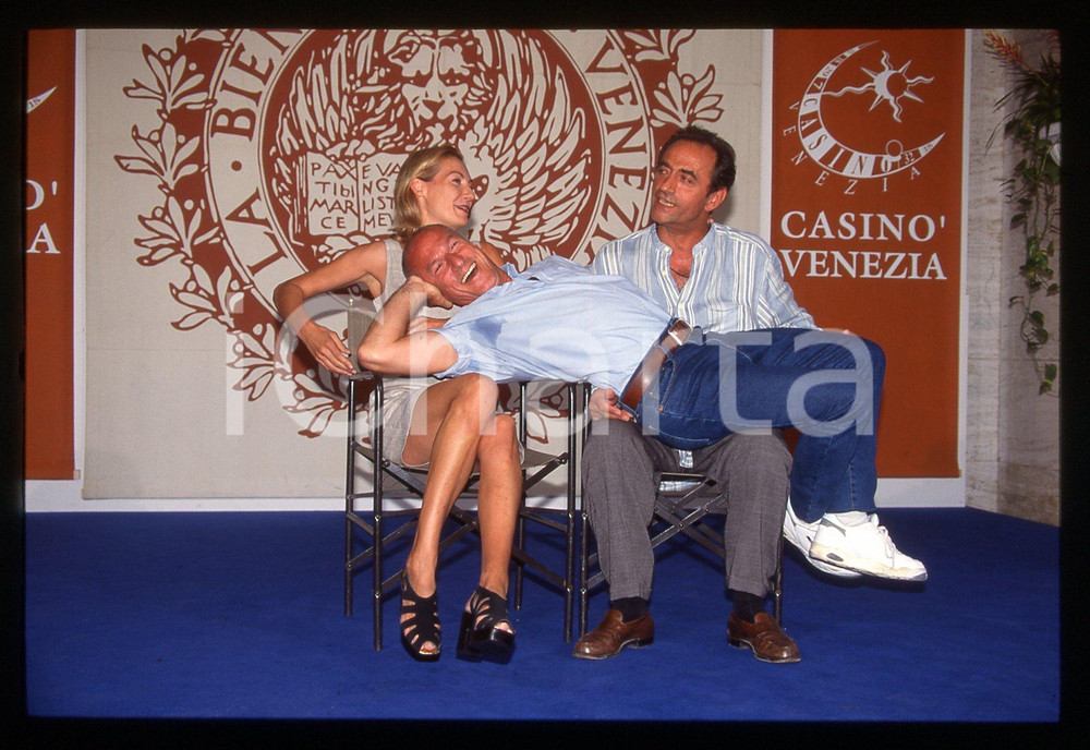 35mm vintage slide* 1997 VENEZIA Benoît LAMY Ute LEMPER Richard BOHRINGER (1)
