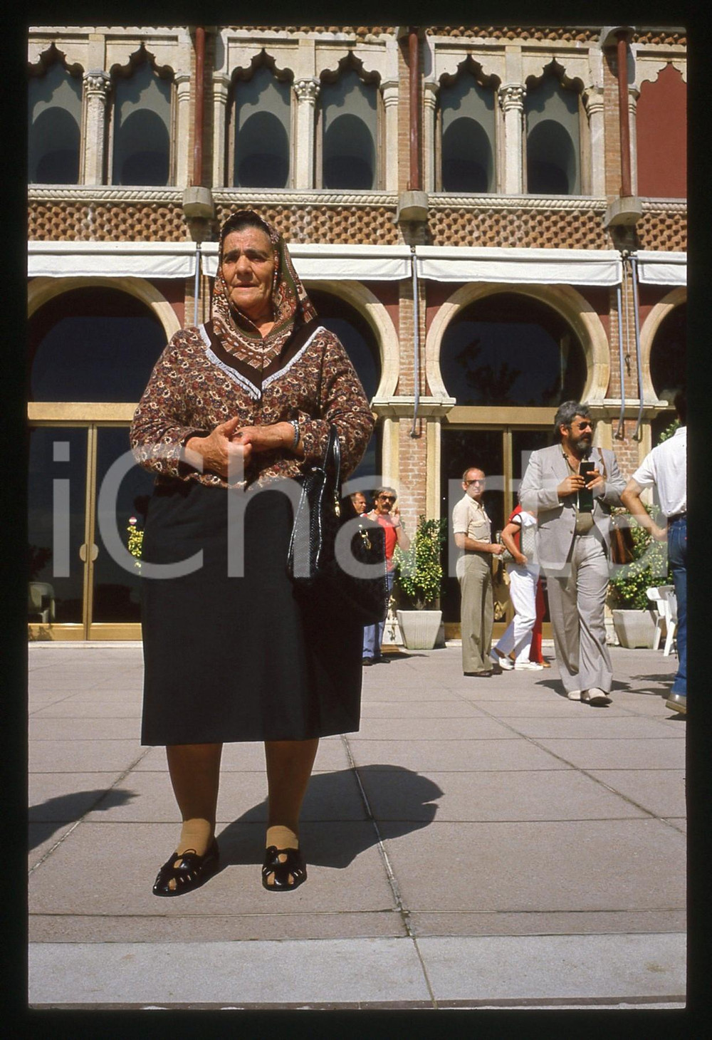 35mm vintage slide* 1984 LIDO VENEZIA Maria Antonia FOIS all'Hotel EXCELSIOR (1)
