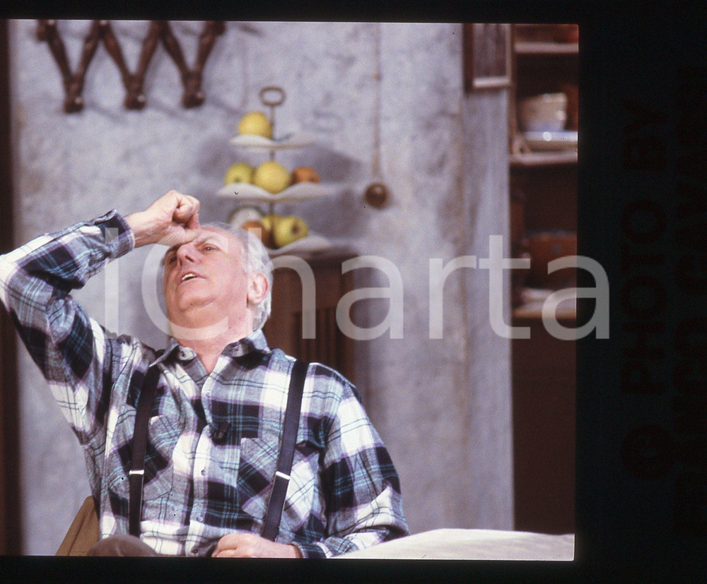 35mm vintage slide* 1988 RAI 3 Dario FO conduce TRASMISSIONE FORZATA (5)
