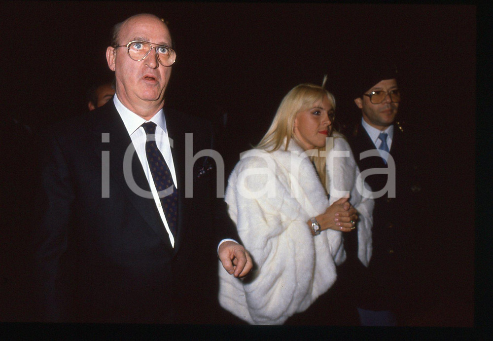 Fotografia d epoca originale 35mm vintage slide 1990 FESTIVAL DI SANREMO Claudia VILLAFANE  Ritratto 2 1