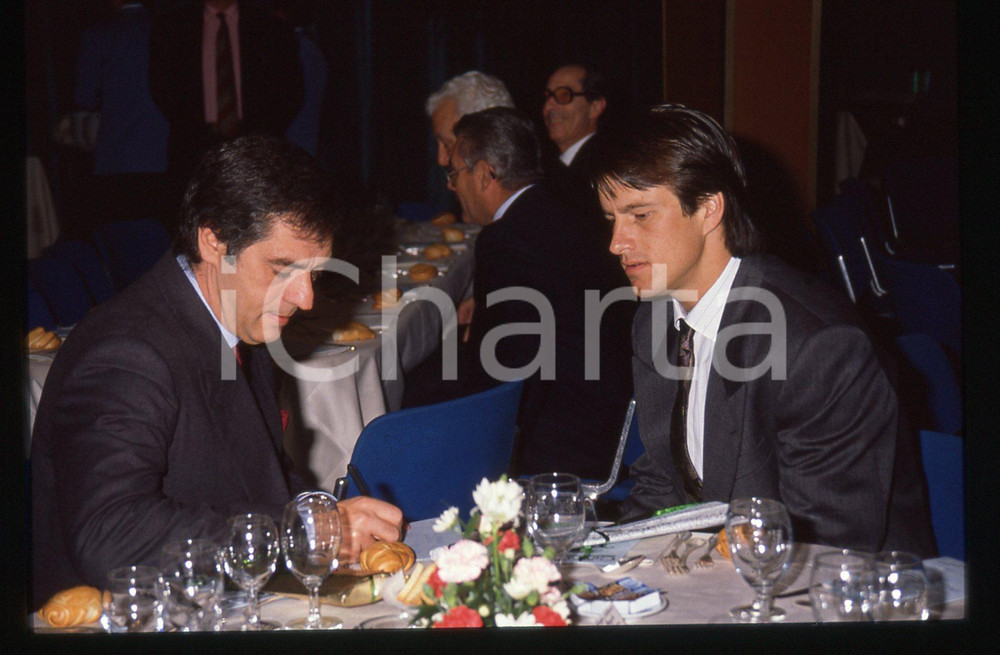 35mm vintage slide* 1989 CAMPIONE D'ITALIA Carlos Caetano Bledorn VERRI e DUNGA