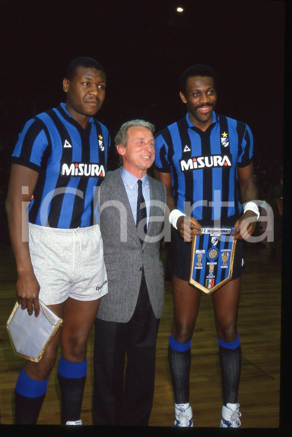 35mm vintage slide* 1988 MILANO Giovanni TRAPATTONI Bob MCADOO Corny THOMPSON 2