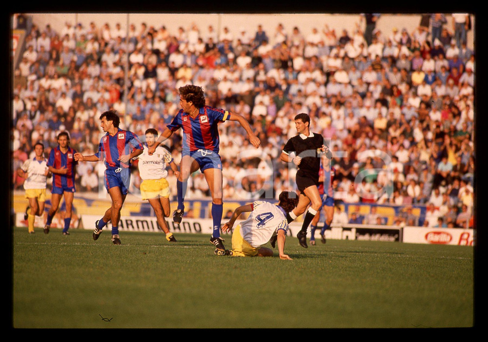 35mm vintage slide* 1989 CALCIO SERIE B PARMA vs COSENZA 5-1-Renzo CASTAGNINI 2