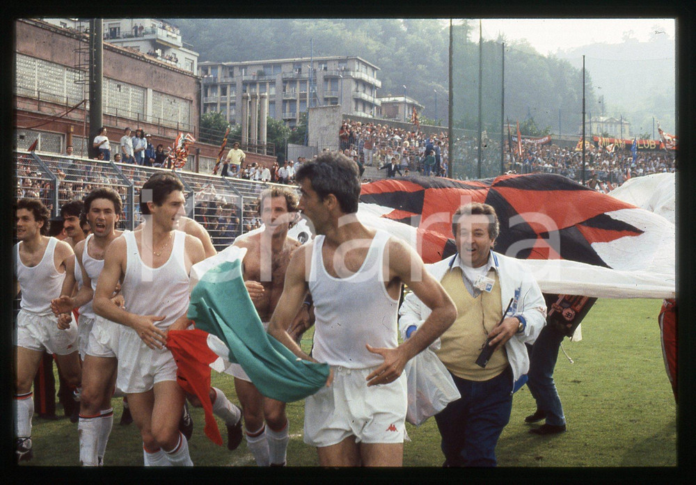 35mm vintage slide* 1988 COMO Daniele MASSARO Pietro Paolo VIRDIS Scudetto MILAN