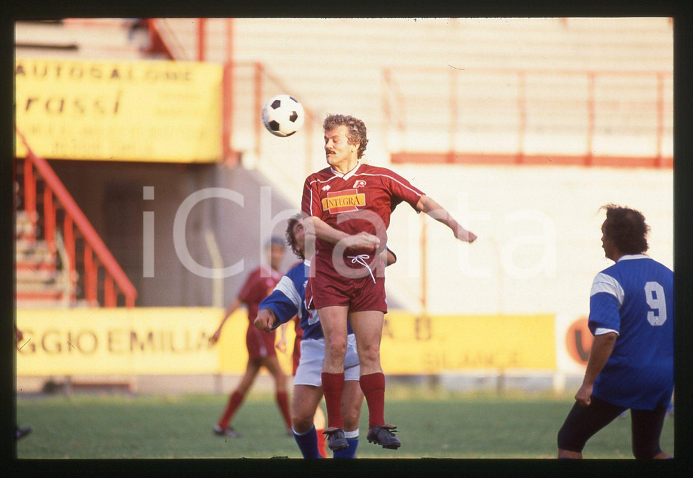 35mm vintage slide* 1989 CALCIO Ermete FIACCADORI Presidente REGGIANA - Partita