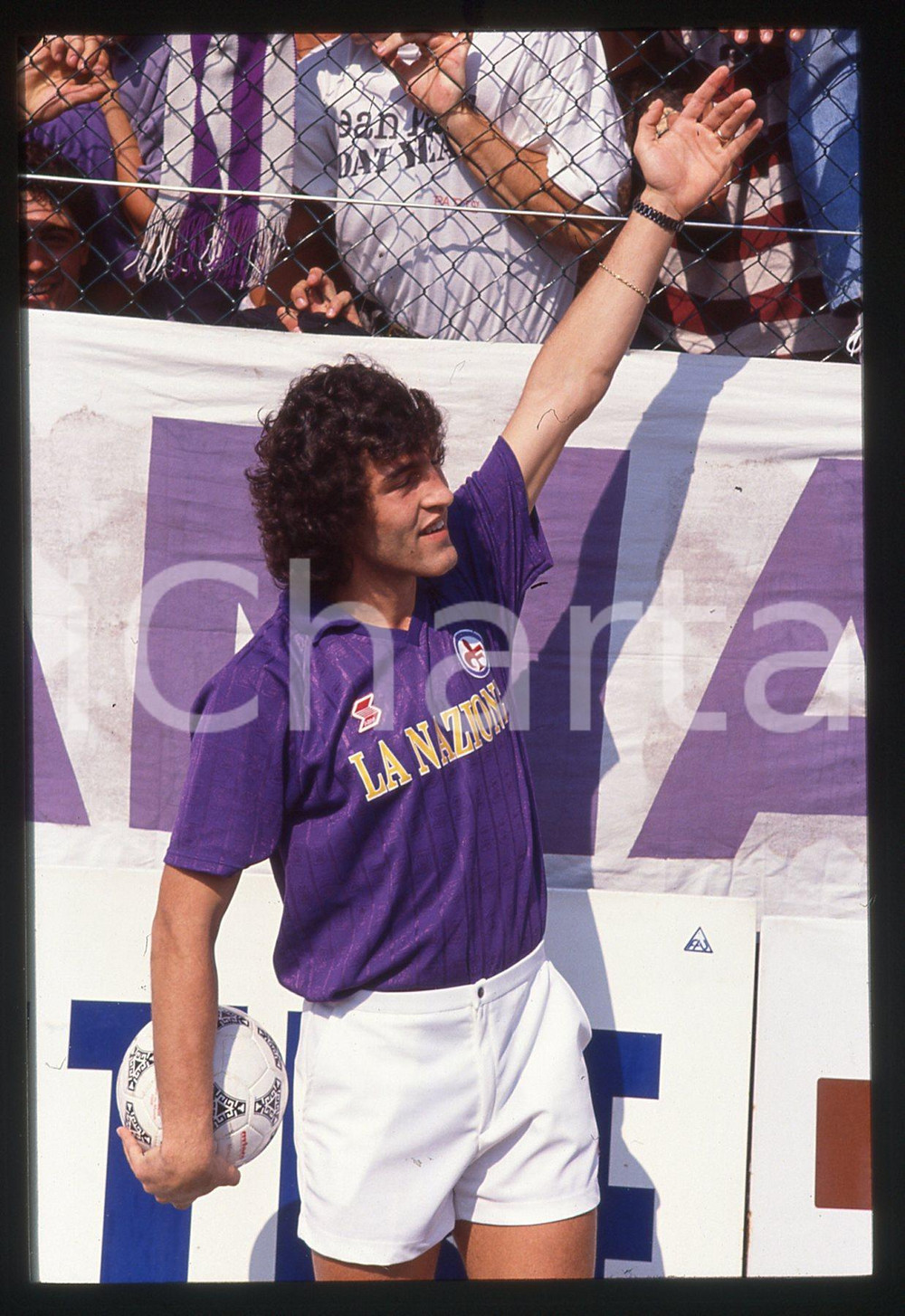 35mm vintage slide* 1989 ITALIA CALCIO POGGIBONSI vs FIORENTINA - Oscar DERTYCIA