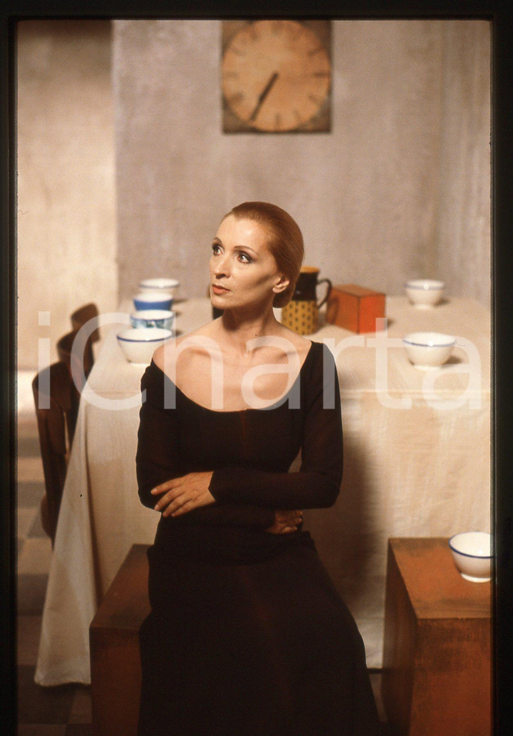 35mm vintage slide* 1980 ca TEATRO Lidija KOZLOVIC in scena