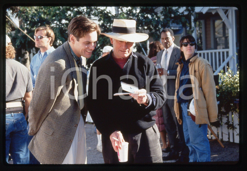 35mm vintage slide* 1998 THE TRUMAN SHOW Jim CARREY Peter WEIR Set del film 2