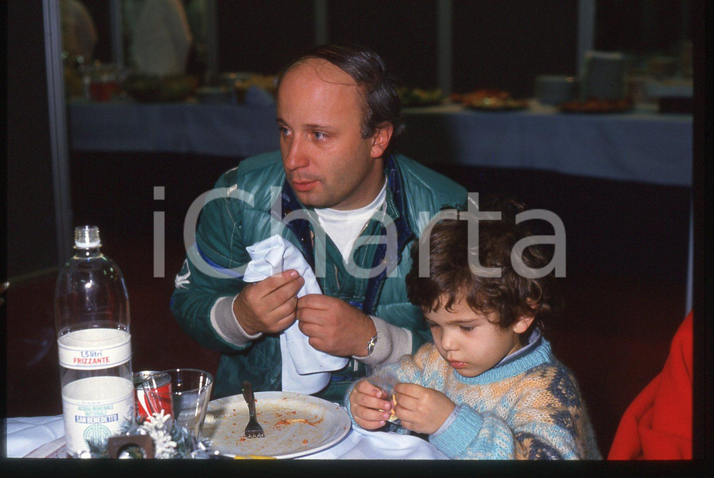 35mm vintage slide* 1988 ITALIA - FORMULA 1 Teo e Stefano FABI Ritratto (4)