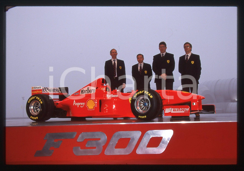 35mm vintage slide* 1998 MARANELLO Jean TODT Presentazione FERRARI F300 (3)