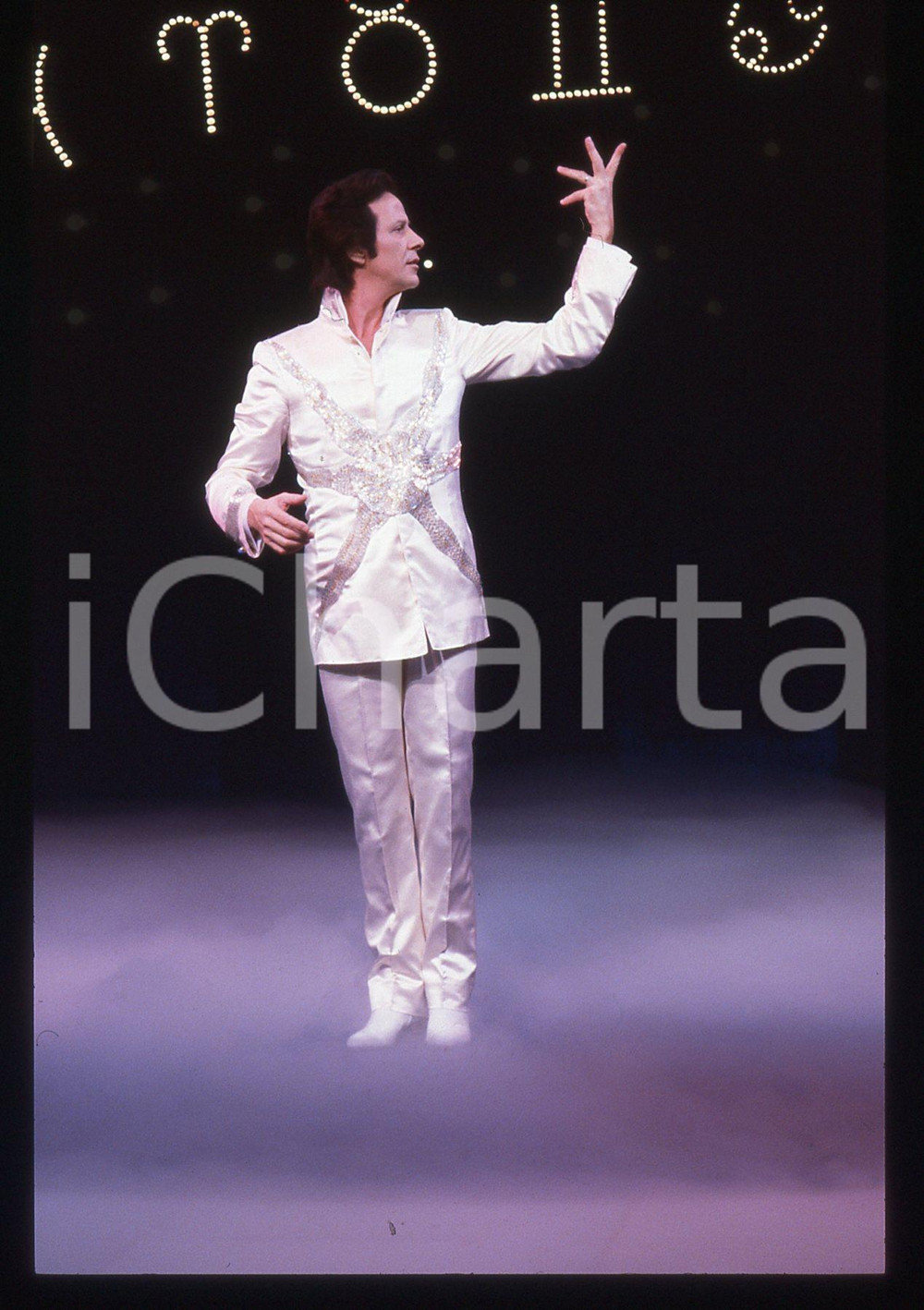 35mm vintage slide* 1984 RAI 2 IL TRAPPOLONE Mago SILVAN - Gioco di prestigio 49