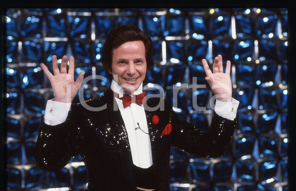 35mm vintage slide* 1984 RAI 2 IL TRAPPOLONE Mago SILVAN Aldo SAVOLDELLO (12)