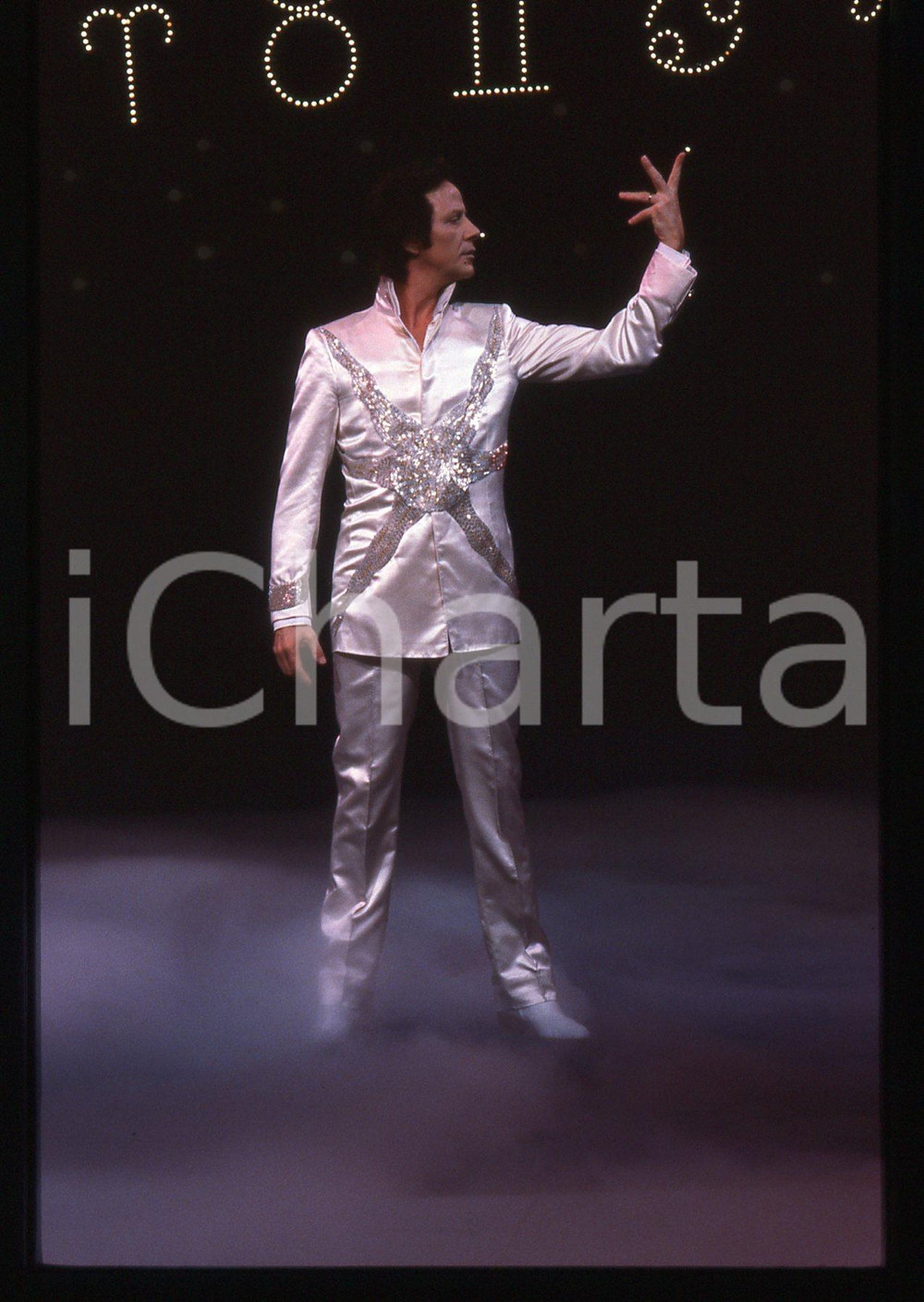 35mm vintage slide* 1984 RAI 2 IL TRAPPOLONE Mago SILVAN - Gioco di prestigio 79