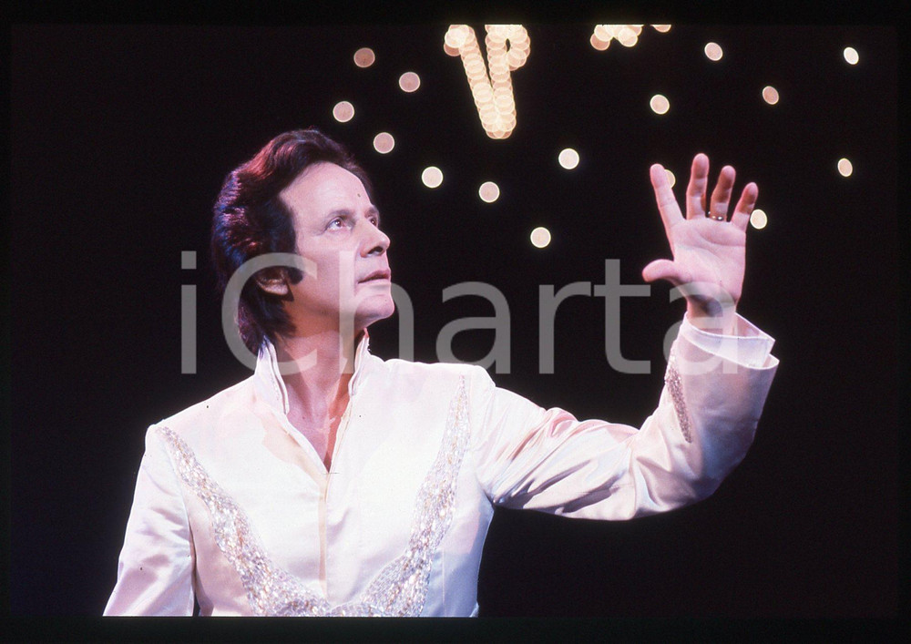 35mm vintage slide* 1984 RAI 2 IL TRAPPOLONE Mago SILVAN Aldo SAVOLDELLO (43)