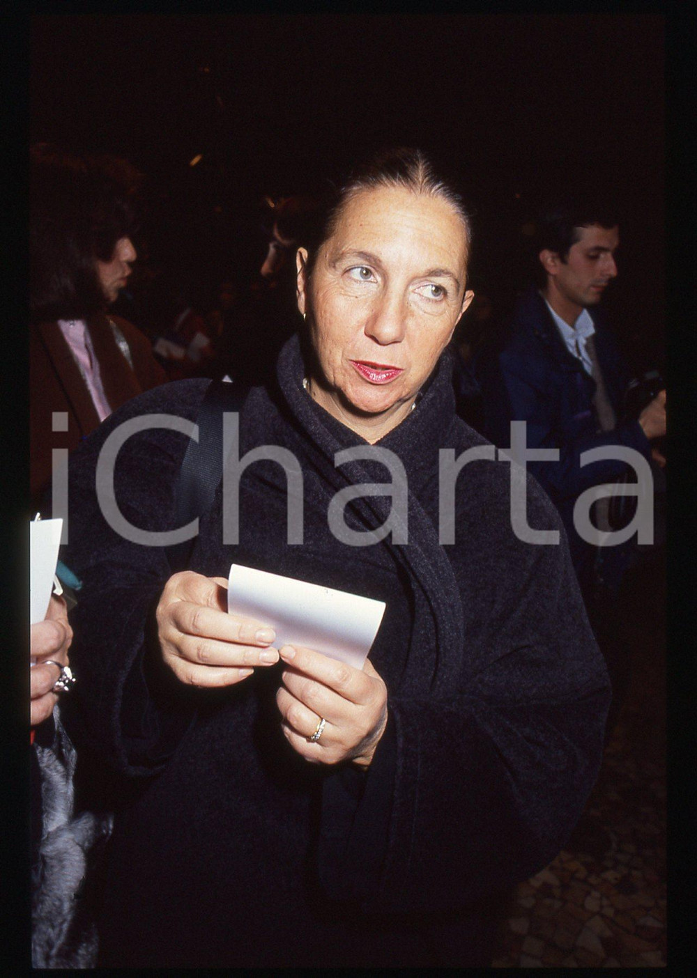 35mm vintage slide* 2000 ca MODA Carla VANNI - Ritratto direttrice GRAZIA (4)