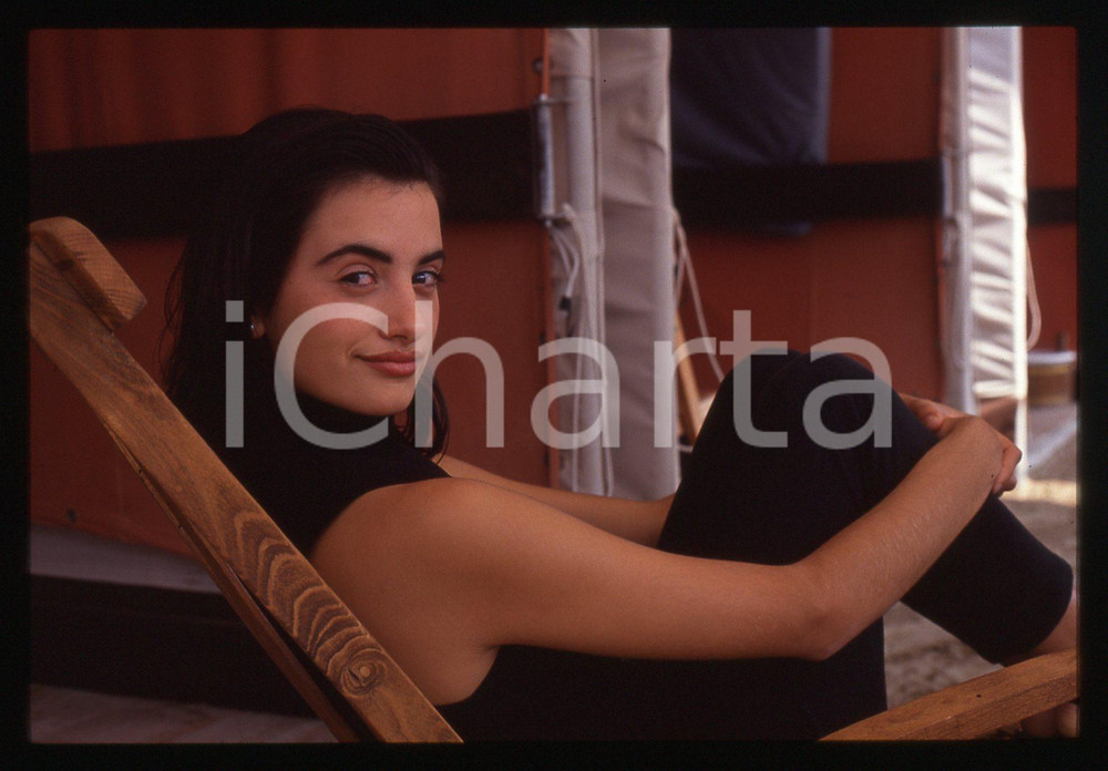 35mm vintage slide* 1992 VENEZIA LIDO Penelope CRUZ - Ritratto dell'attrice (17)