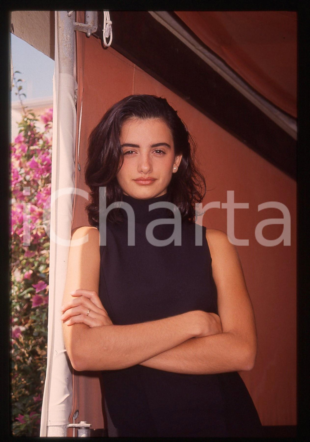 35mm vintage slide* 1992 VENEZIA LIDO Penelope CRUZ - Ritratto dell'attrice (38)
