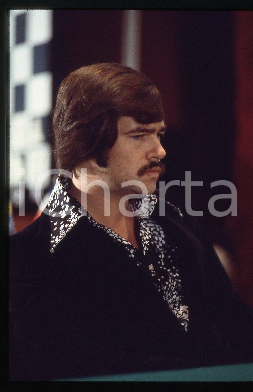 35mm vintage slide* 1975 ca SCACCHI Walter BROWNE - Ritratto del campione