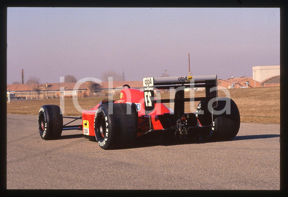 35mm vintage slide* 1989 FIORANO MODENESE FERRARI 640 F1 di Nigel MANSELL (5)