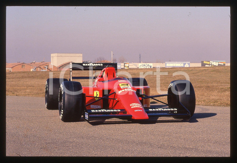 35mm vintage slide* 1989 FIORANO MODENESE FERRARI 640 F1 di Gerhard BERGER (14)