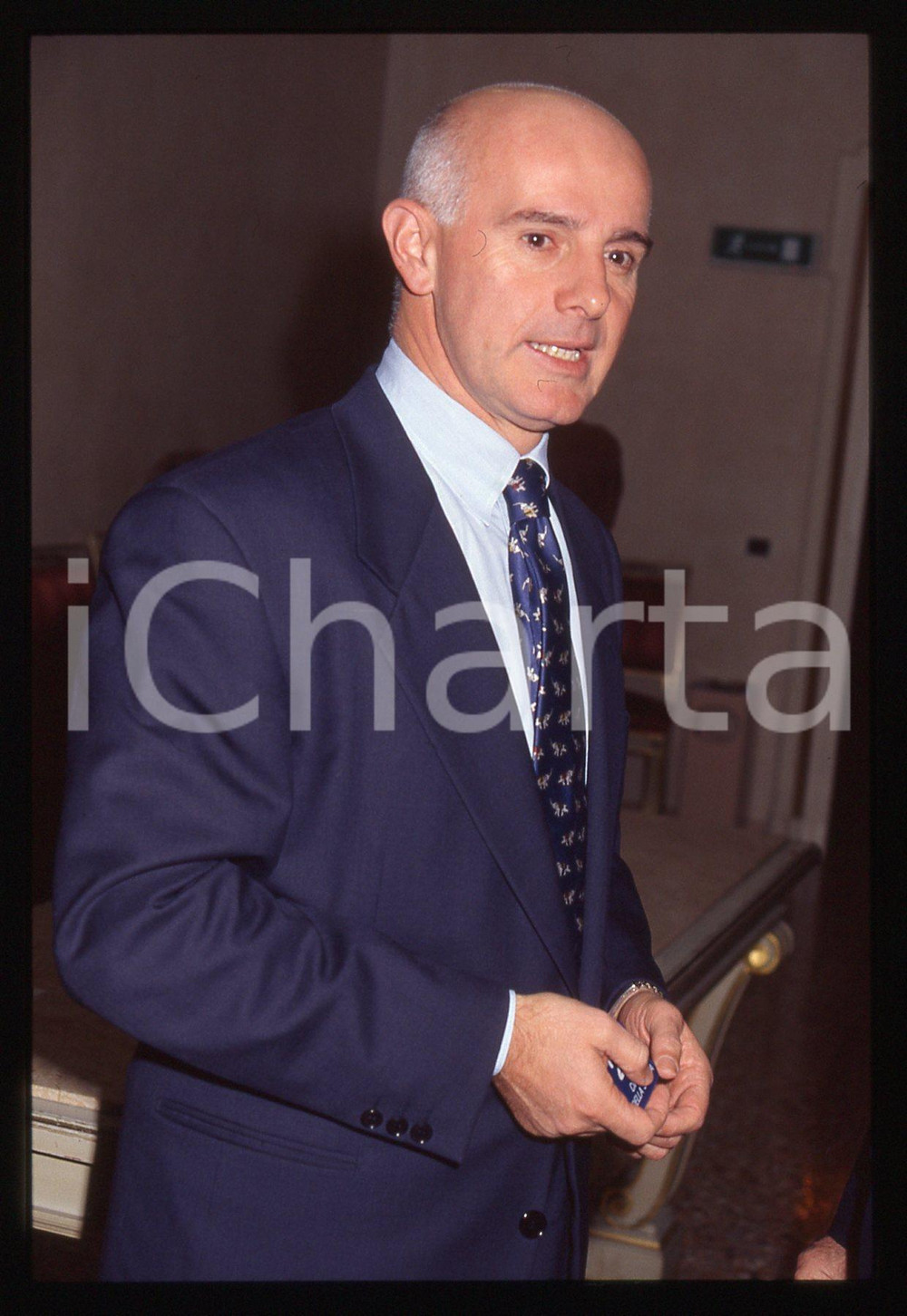35mm vintage slide* 1990 ca ITALIA CALCIO Arrigo SACCHI - Ritratto allenatore