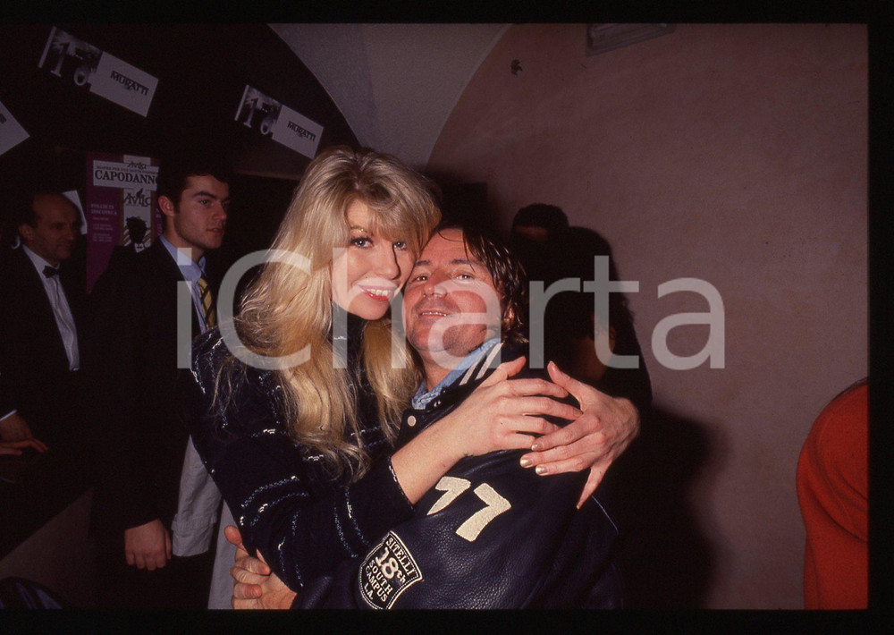 35mm vintage slide* 1993 RIVALTA COSTUME Renè ARNOUX Capodanno discoteca AVILA