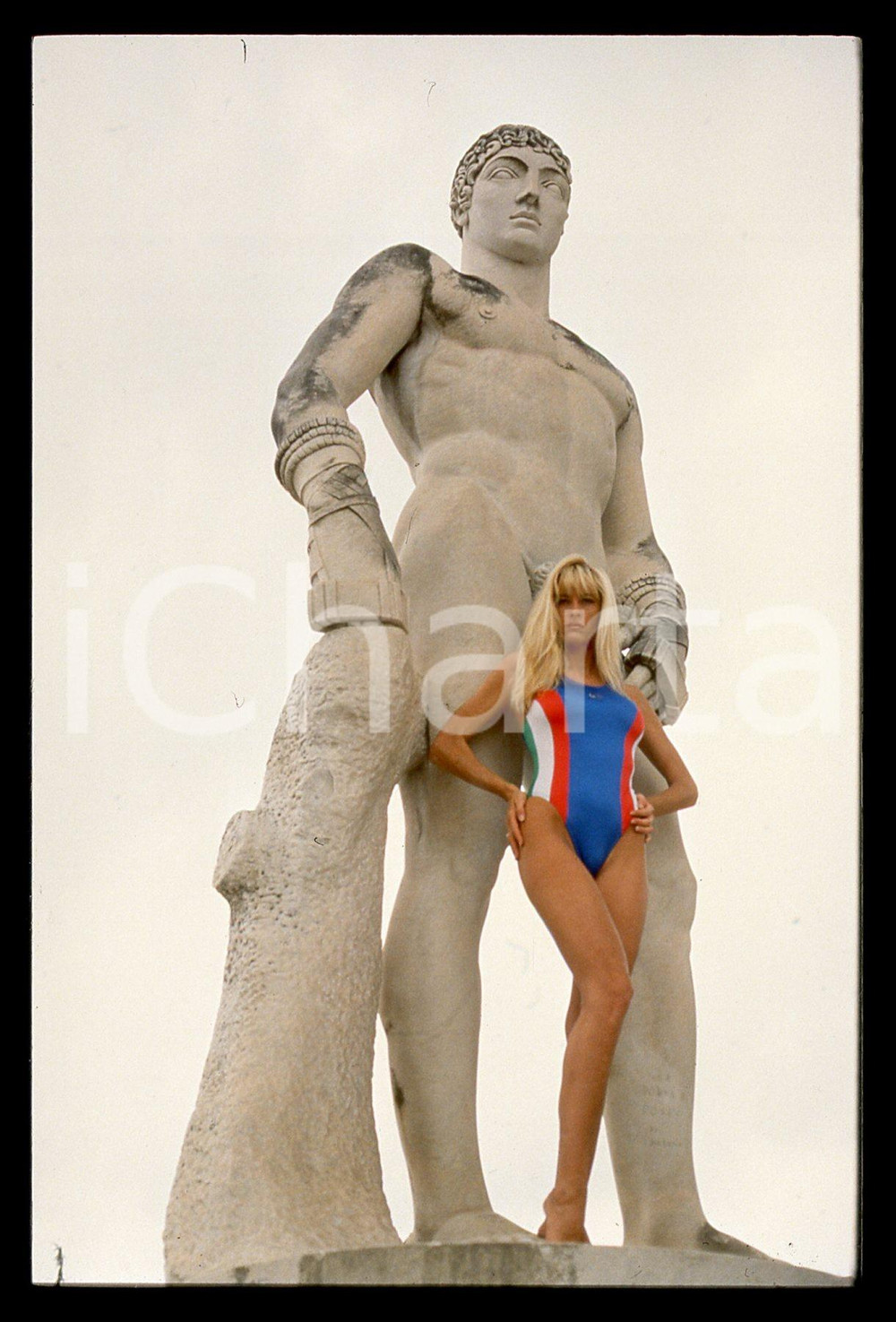 35mm vintage slide* 1992 ROMA Carolyn SPENCE Divisa ITALIA per BARCELLONA '92 7