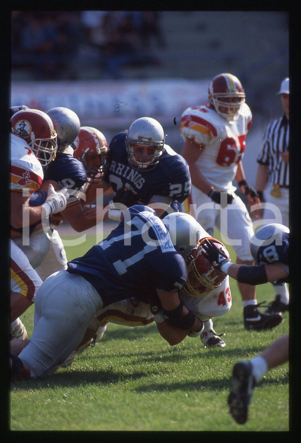 35mm vintage slide* 1995 MILANO FOOTBALL RHINOS Milano vs GLADIATORI Roma (16)