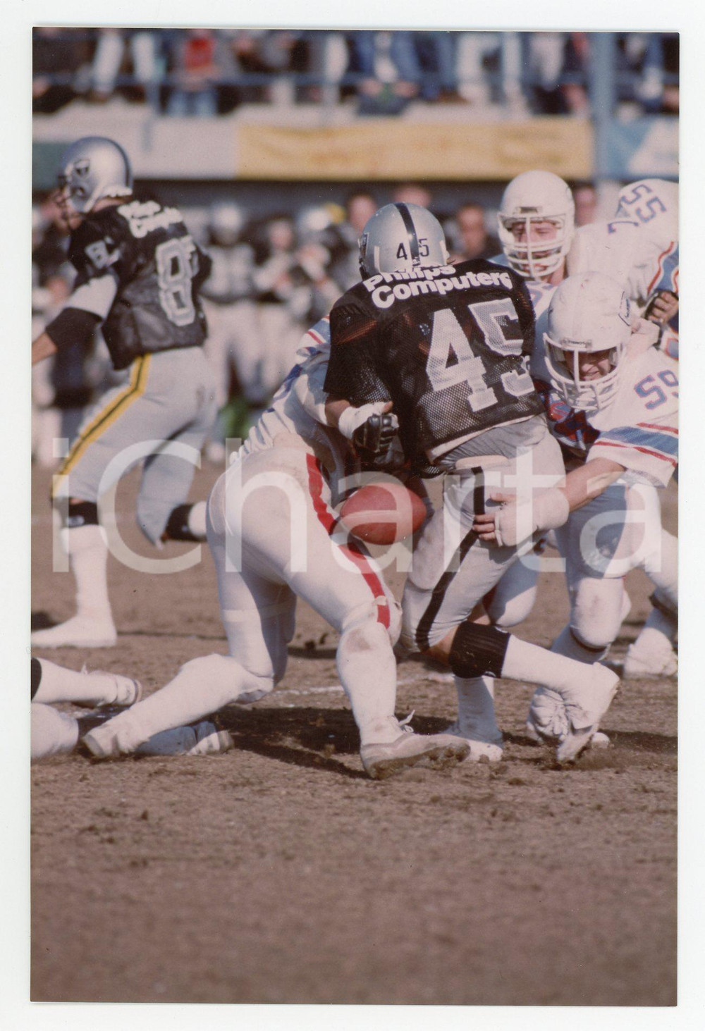 1987 MAGNAGO - FOOTBALL PHILIPS Computers FROGS Legnano vs RHINOS Milano *Foto 4