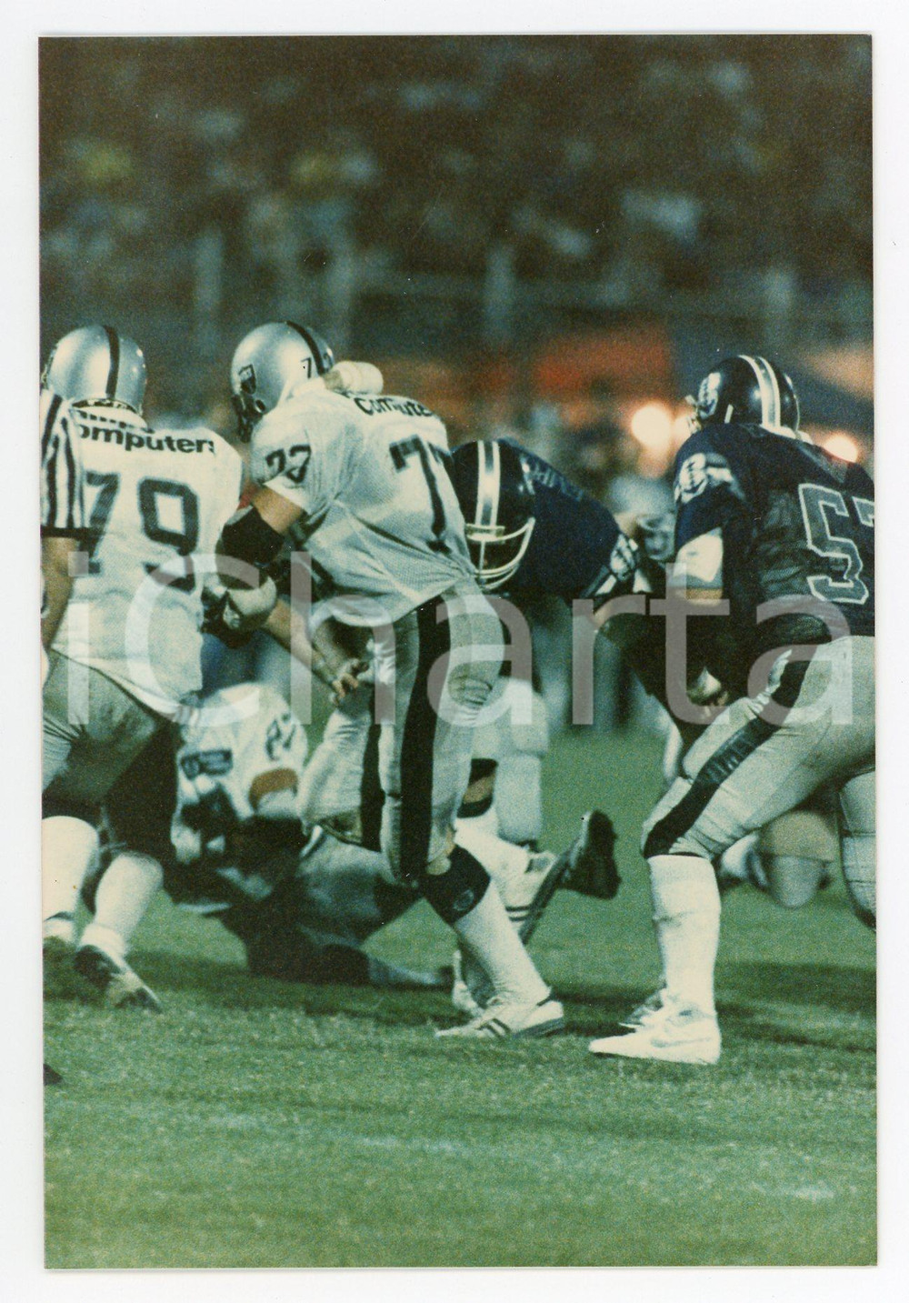 1987 RIMINI - FOOTBALL SUPERBOWL VII FROGS Legnano vs SEAMEN Milano *Foto