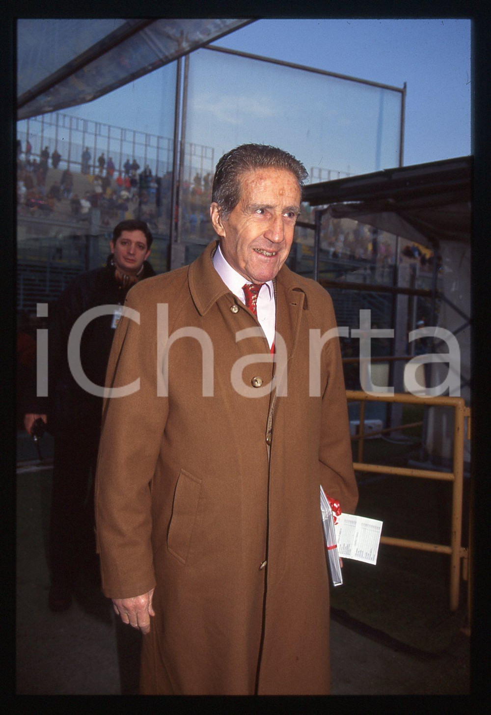 35mm vintage slide* 1990 ca ITALIA CALCIO Helenio HERRERA - Ritratto allenatore