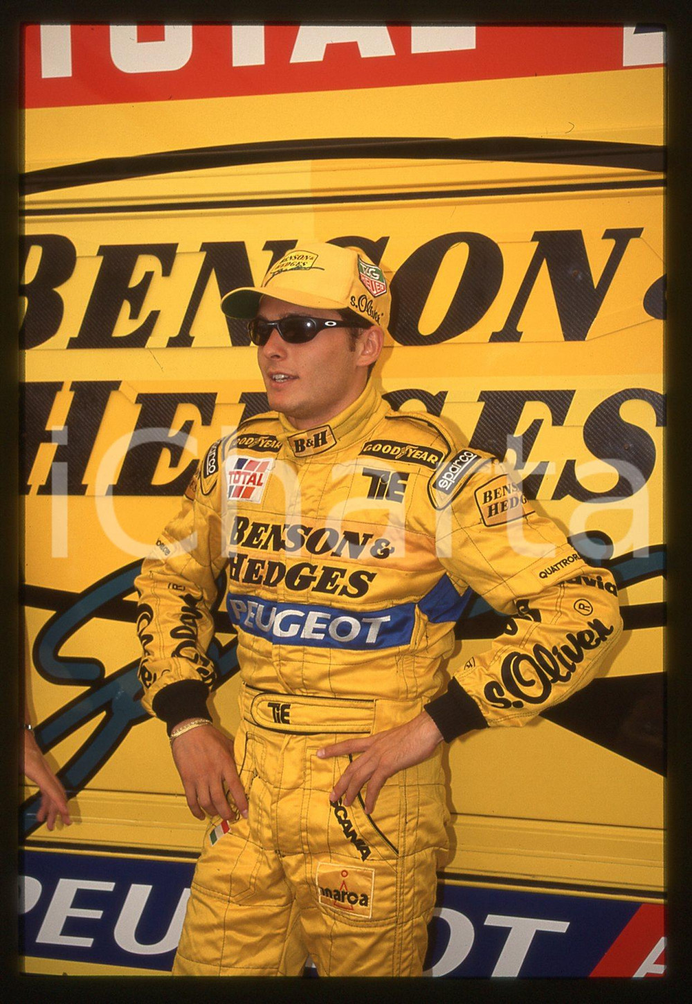 35mm vintage slide* 1997 GP SAN MARINO Giancarlo FISICHELLA - Ritratto pilota 13